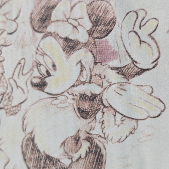 Disney Tiki Kingdom Disneystore T-Shirt Hula Hut Minnie Mouse Daisy L - Picture 2 of 15